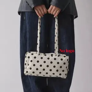 2026 Nylon Bowler Bag, Top Handle Tote Bag with Key Leash, Casual Large Commuter Work Bag, Fashionable Shoulder Handbag for Everyday Use, Fashionable Unique Bags