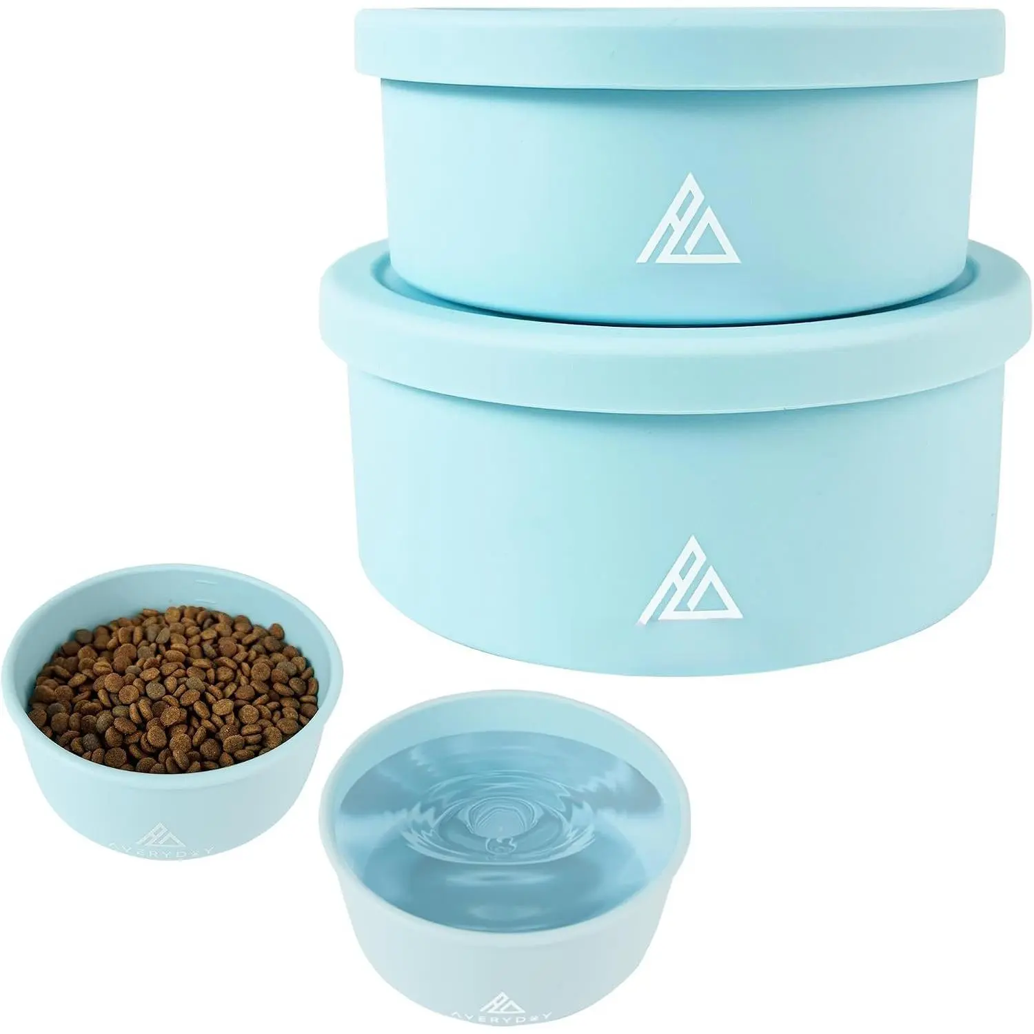 30 Oz Travel  Bowls with , 2-in-1 Portable  Bowls for  and Water, Leakproof Travel   & Water Bowl for Outdoor, Camping, Travel  Feeding Bowl,   Bowls