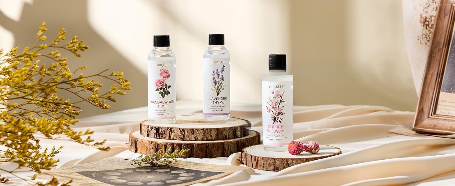 Reed Diffuser Oil Refill/Clean Linen/3.38oz(100ml/1 Pack/Scented Oil Refill for Reed Diffuser Home Fragrance for Bedroom, Bathroom Office Home Decor