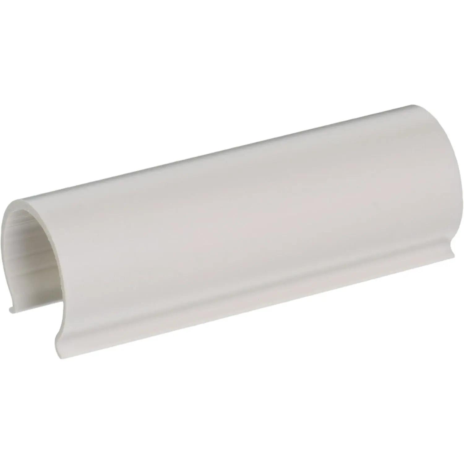 White Snap Clamp 1-1/4" x 4" for 1-1/4" PVC Pipe - 10 Pack, Heavy Duty Secure Connection