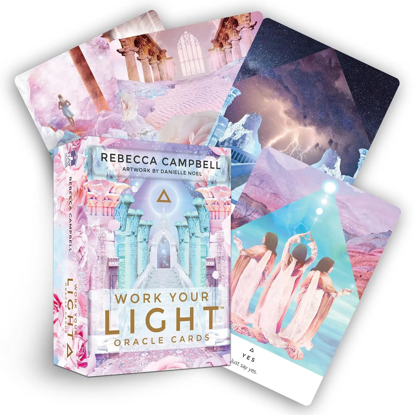 Work Your Light Oracle Cards - 44-Paper Card Deck with Guidebook for Spirituality, Intuitive Practices, Paper Cards