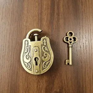 Zinc Alloy Puzzle Lock Toy, Retro Key Unlock Brain Teaser Game, Adult & Teen Iq Challenge, Educational Logic Puzzle Gift