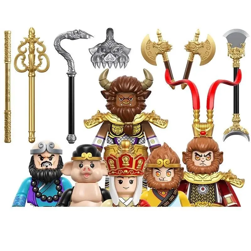 2026 new hot item Monkey King Black Myth Wukong Building Blocks Mini Action Figure Toys
