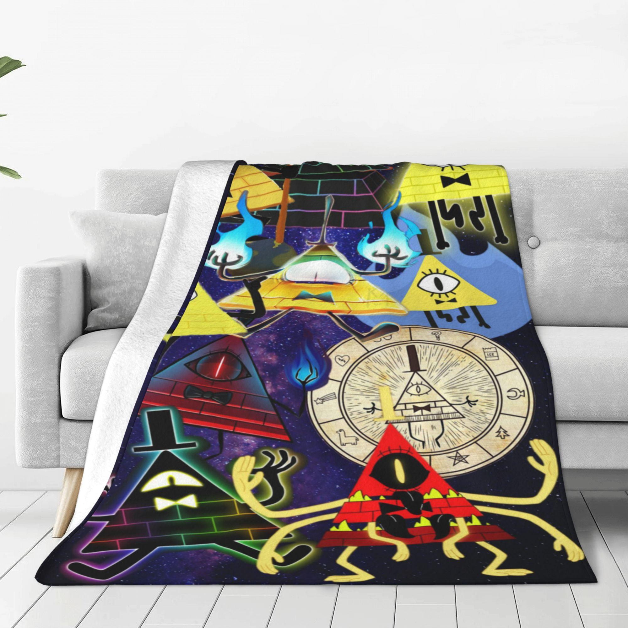 Bill Cipher Gravity Falls Throw Blanket Super Soft Blankets Decor ...