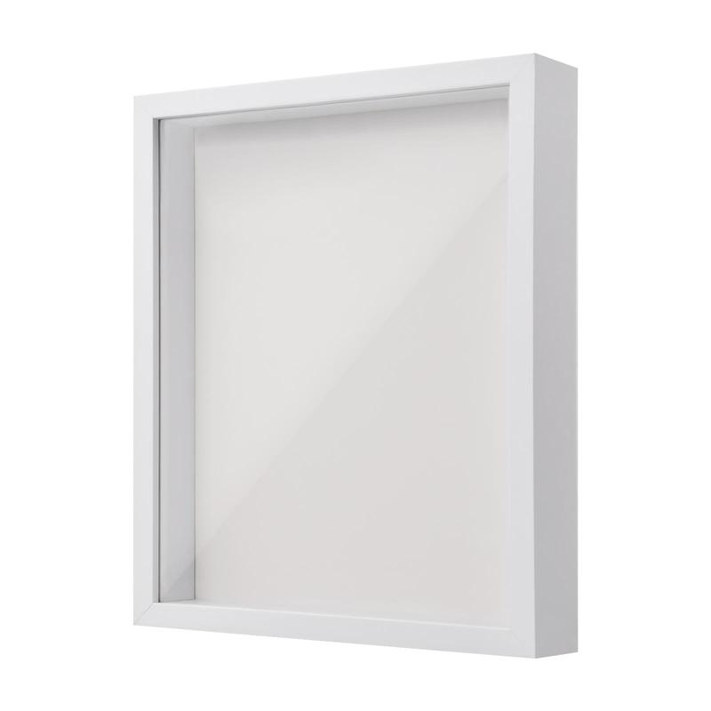 Wooden 3D Photo Frame, 1 Count Wall Mounted & Standing Photo Frame, Deep Picture Frame Display Box for Tabletop Wall Office Dormitory Living Room