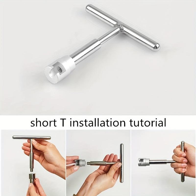 Car Dent Repair Tool – Aluminum T-Handle Tool with 18 Tabs – Paintless Dent Repair (PDR) Kit – Suitable for Minor Body Dents and Small Hail Damage