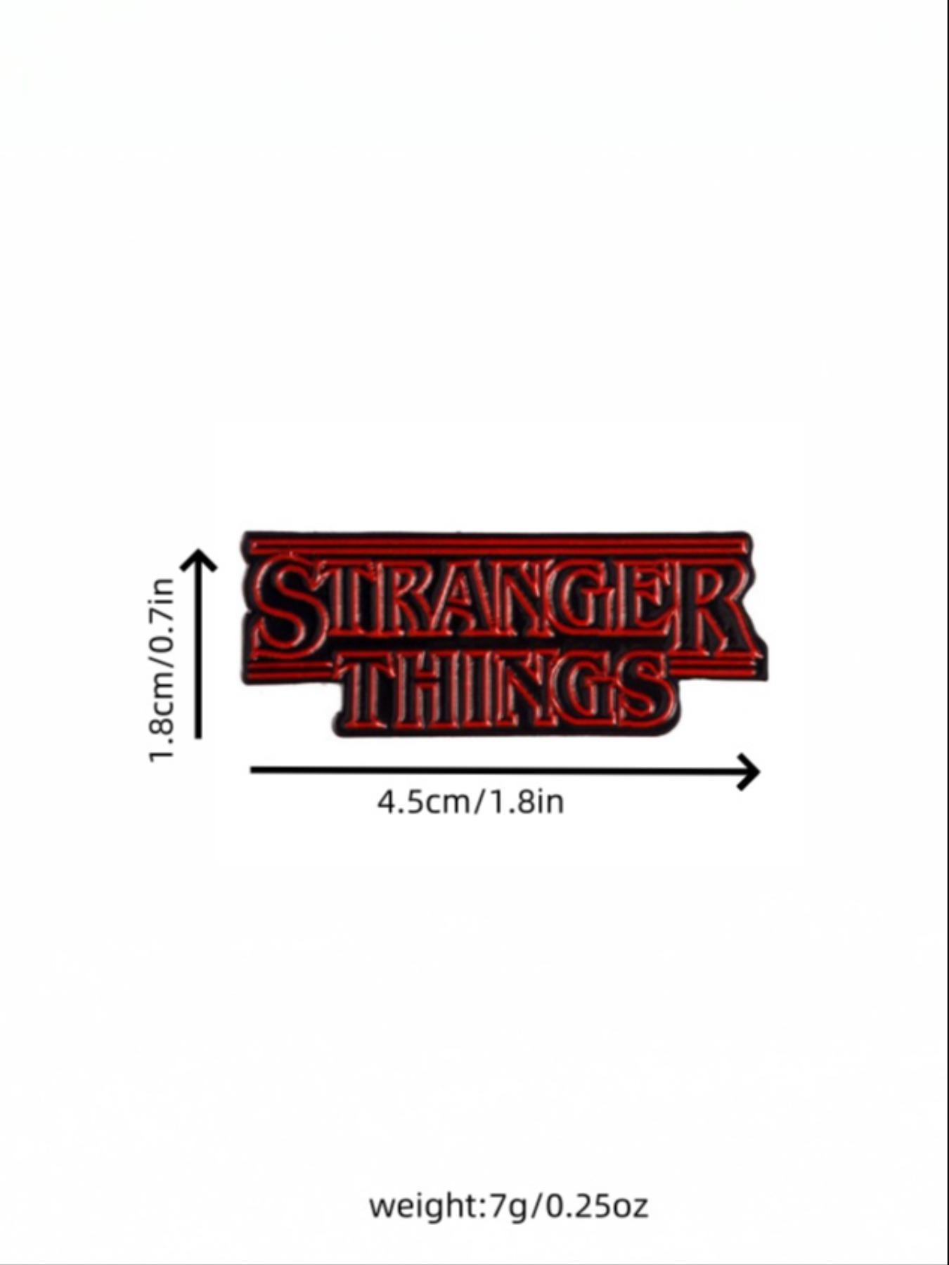 Stranger Things Enamel Pin Set – Officially Inspired Demogorgon & Eleven Poster Pins, Collectible Netflix Fan Merch, Perfect Gift for Halloween, Christmas & Season 5 Premiere