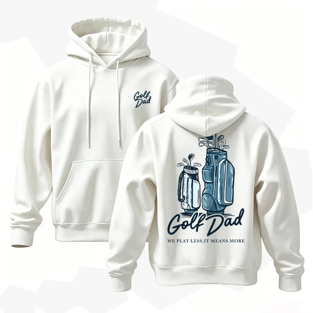 Golf Dad Hoodie, Funny Father’s Day Gift, Vintage Golf Graphic Sweatshirt For Men