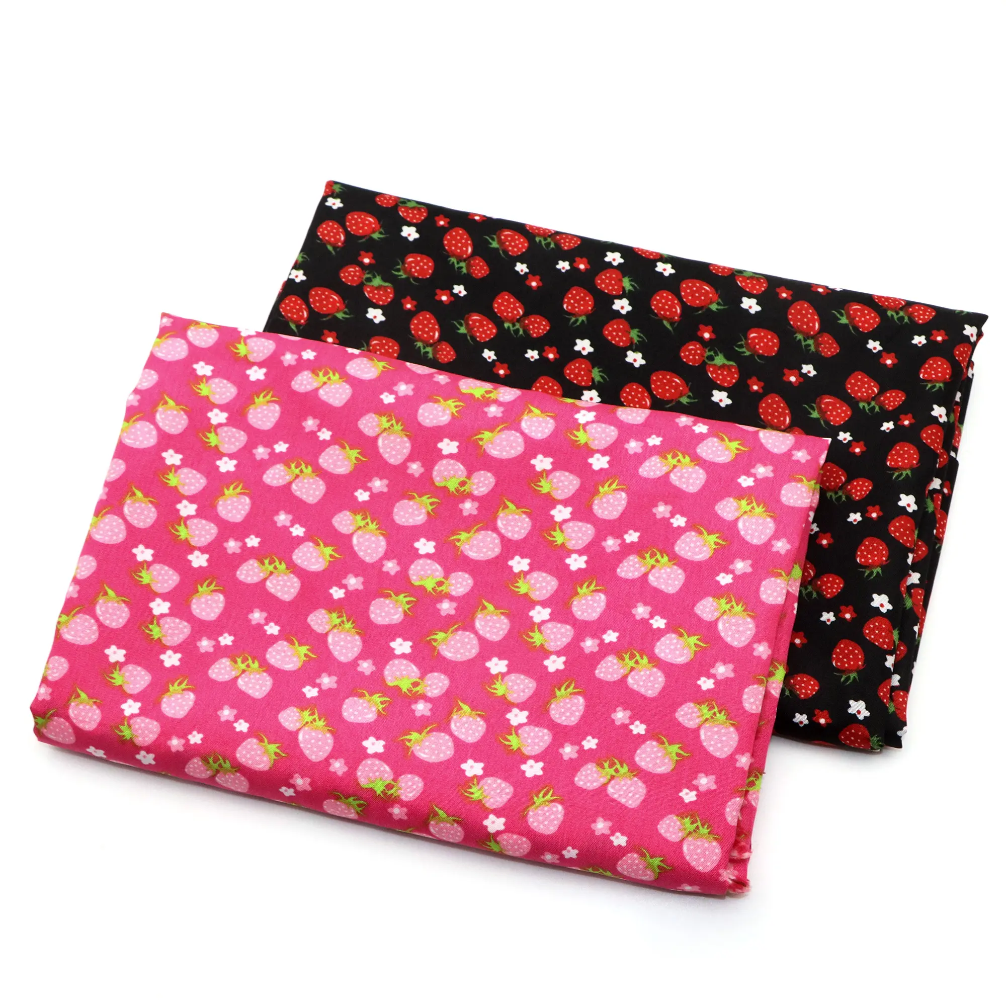 strawberry 100% Polyester Fabric Textile, Patchwork For Quilting, DIY Craft Projects, Gift Giving, Bag Crafting, DIY Handmade Sewing
