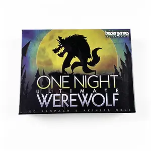 Ultimate Wolf Game Board Game, Fun Social Deduction Card Game for Family & Friends, Fast-Paced Party Game for Various Gatherings
