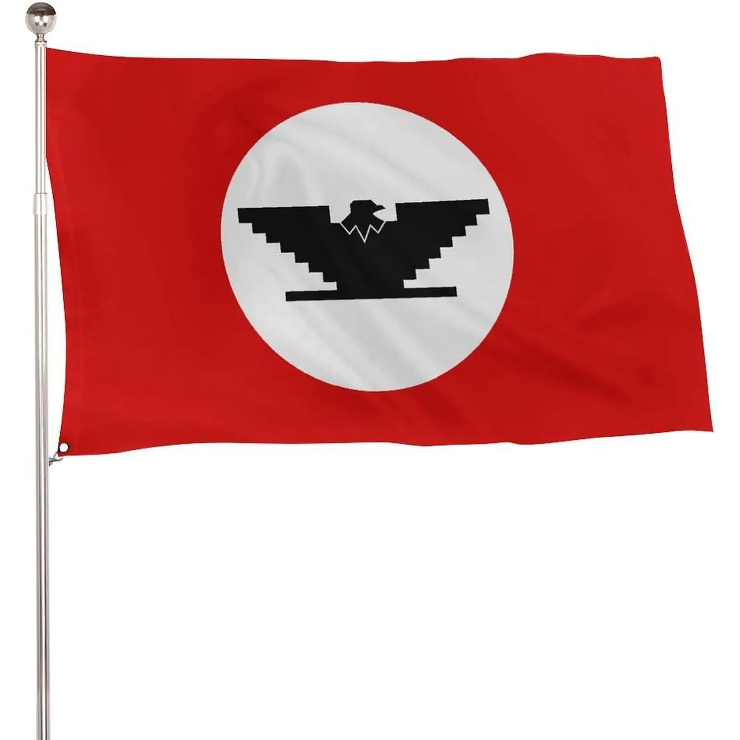 United Farm Workers Flag, 5x3 Ft Standard Size 115D Polyester Flag with 2 Metal Eyelets for Outdoor Display