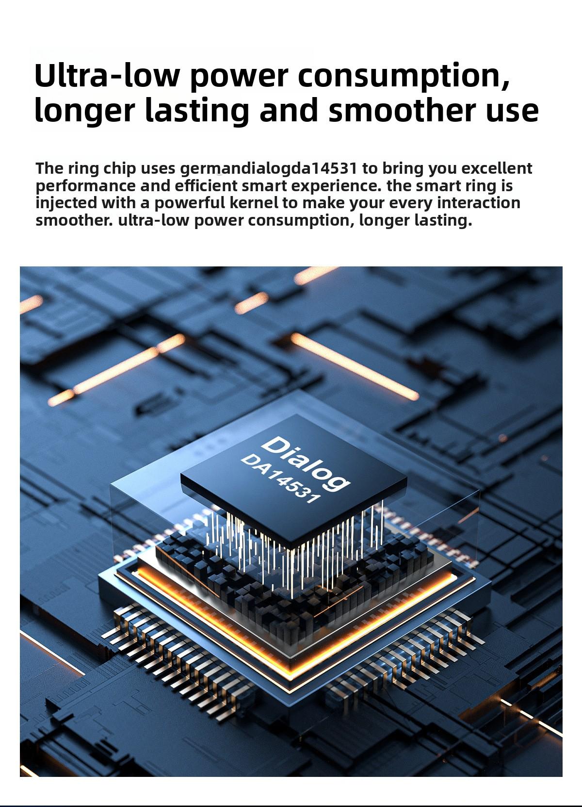 Smart Ring SR01 Fitness Tracker Health Monitor Sleep Blood Oxygen Heart Rate Bluetooth Multi-function Activity Tracker for Sports and Daily Use