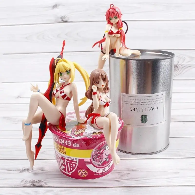 3 style Sexy Bikini Girl Yuuki Asuna Action Figure Anime Collection Peripherals Doll Car Ornaments Cute Model Toys