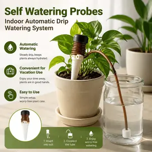 Smart Indoor Plant Watering System Kit - Leak-Proof Automatic Drip Irrigation Device for Potted Plants, Adjustable Silent Watering Timer, Water-Saving Garden Tools for Home Decor & Horticulture