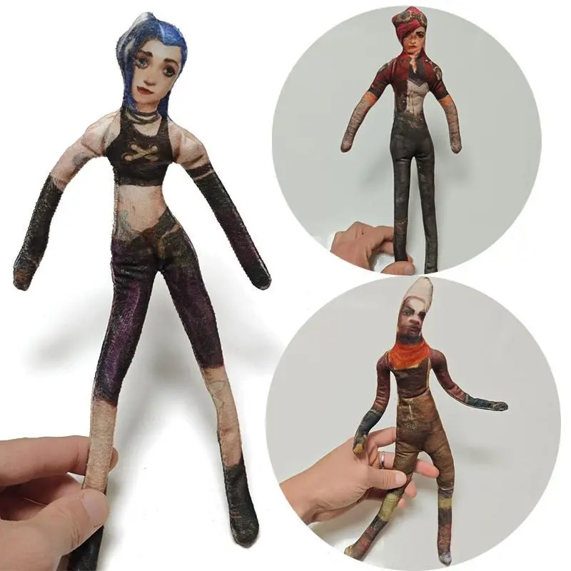 2026 Hot Arcane Multi-Jointed Movable Shapeshift Figure - Jinx, Vi, Ekko Anime Doll, 28cm/38cm-1 Mannequin Model Ornaments, Gift for Fans, House Decoration Toy