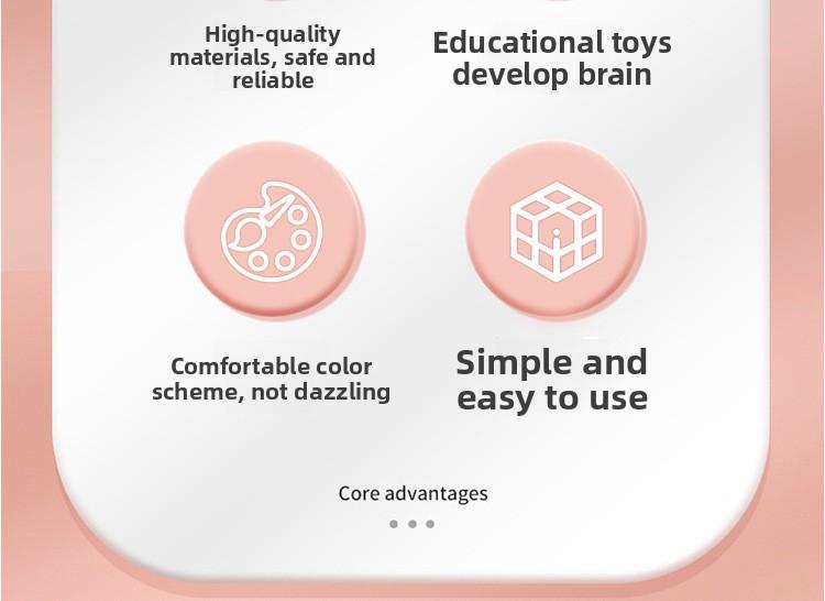 Morandi macaron, third-order Rubik's Cube toy, class boredom, artifact, Internet celebrity pyramid 245, puzzle early education