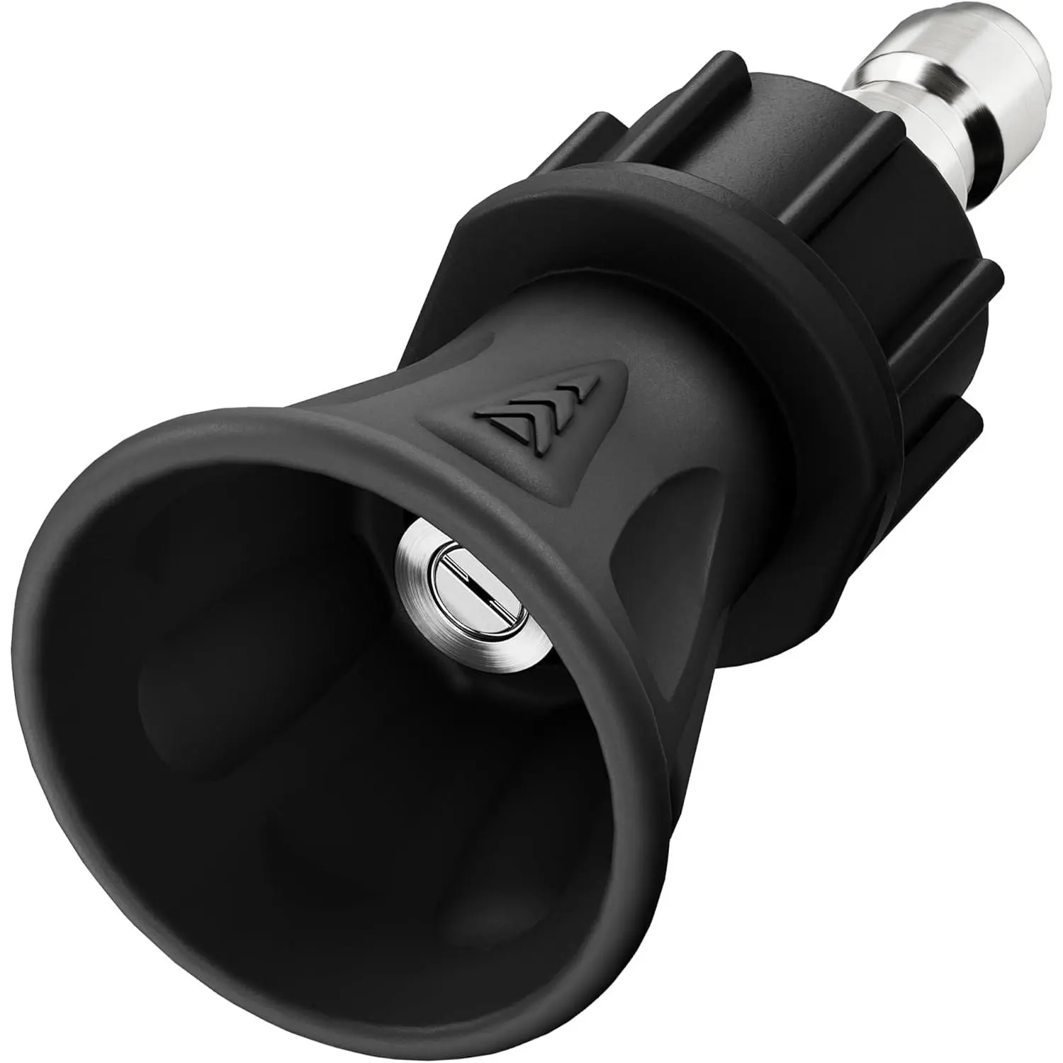 40 Degree Pressure Washer Nozzle - Stainless Steel, High-Efficiency Cleaning, Durable Nozzle Guard with Rubberized Protection (4.0 Orifice)