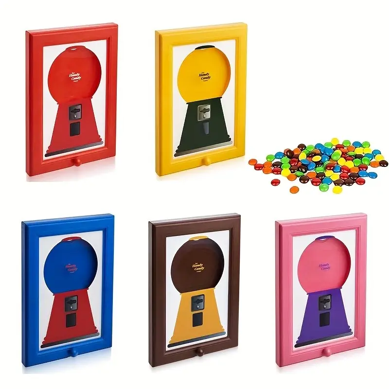 Wall Mounted Candy Dispenser, Photo Frame Design, Hanging Candy Box, Convenient for Nuts & Pet Snacks, Christmas Decorations & Gifts