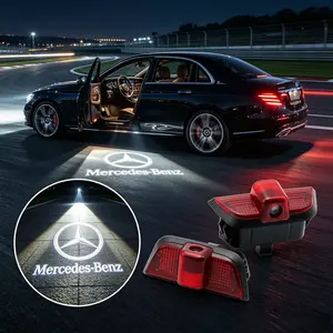 Car Door Projector Lamp LED Courtesy Welcome Lights Car Decorative Light Mercedes Benz GT W203 W204 W221 MABACH S Class C207 A207 W240 W210 W209 W208