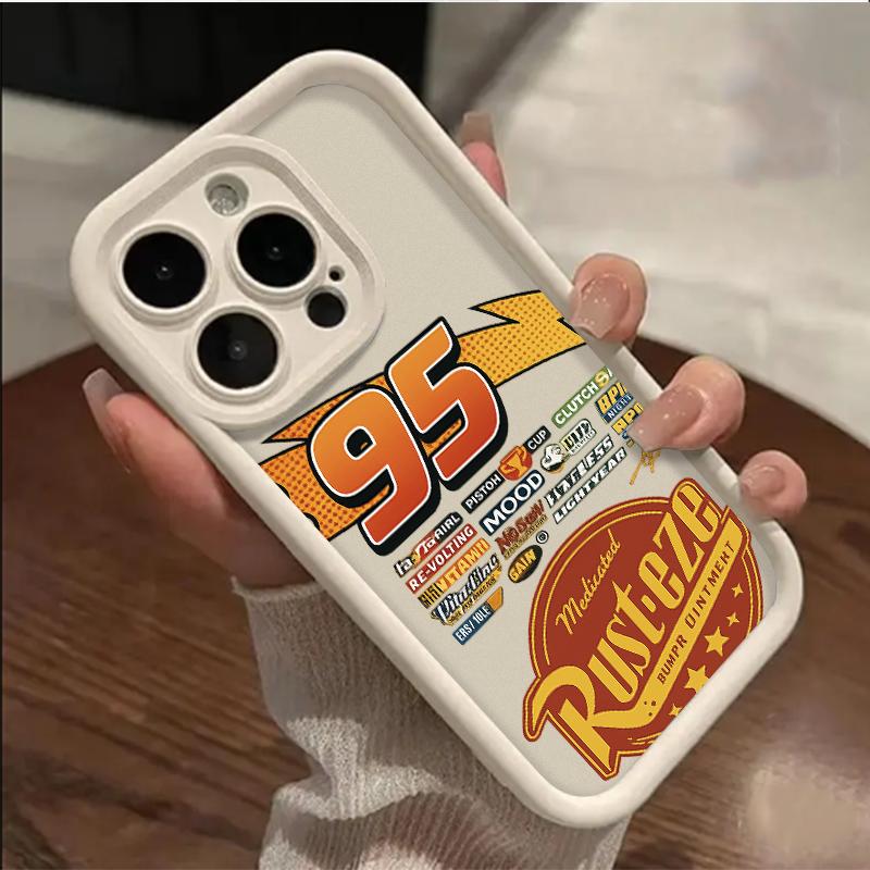 Rust-colored racing phone case TPU suitable for iPhone 17 AIR 17 PRO 16 PRO 15 PRO MAX 14 PLUS 13 PRO 12 11 PRO XS MAX X XR Samsung Galaxy S25 Ultra S24 S23 S22 Plus