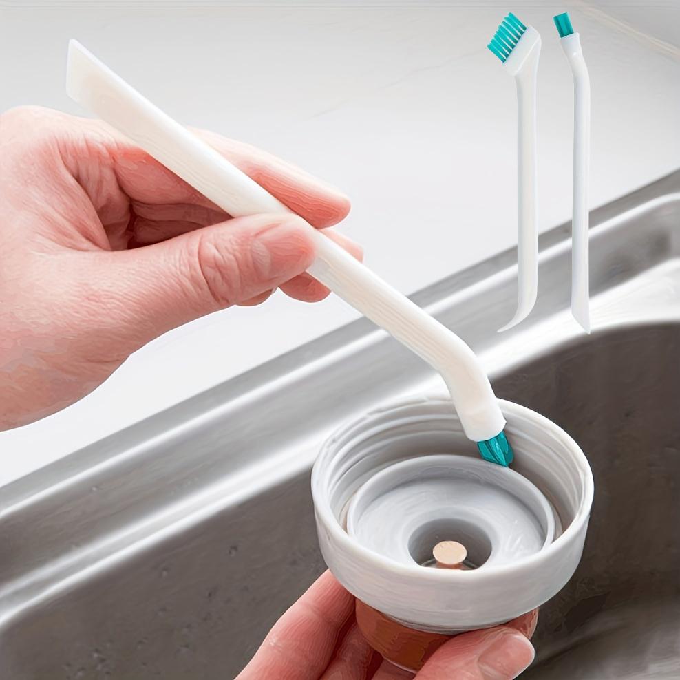 Kitchen Cleaning Brush Set, 2 Counts/set Multifunctional Kitchen Seam Cleaning Brush, Manual Versatile Cleaning Tool for Home Kitchen Bathroom