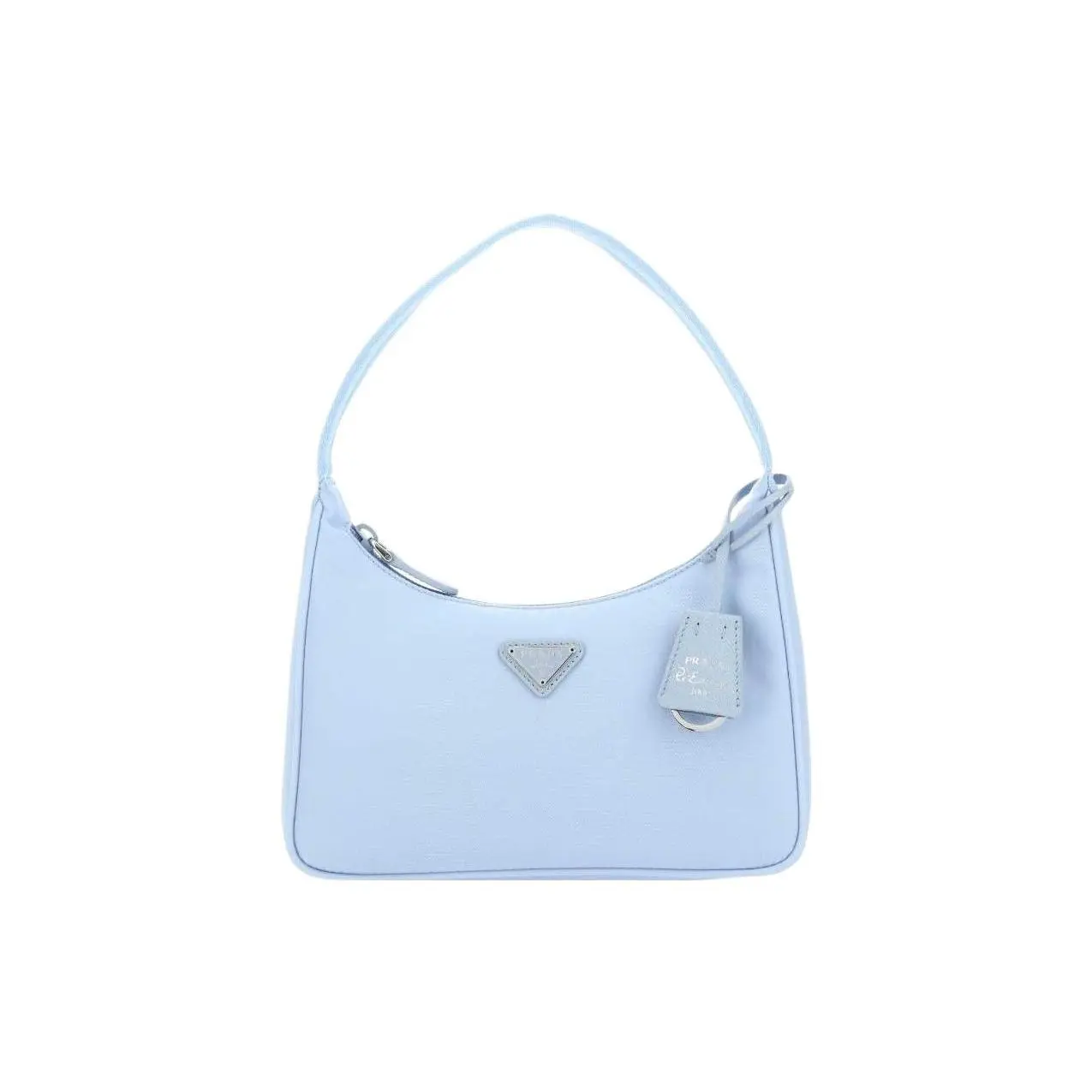 Prada Re-Edition 2000 Nylon Hobo Bag for Women – Mini Crossbody and Shoulder Handbag in Blue