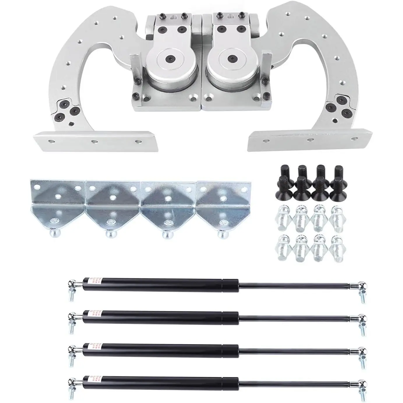 Automotive Steel Alloys Universal Bolt-On Vertical Doors Hinge Kit - 1* New Condition Car Accessory, 90-Degree Conversion, 1000psi Pressure, 16kg, 58*42*14cm, Fits Audi Dodge Ford Honda Toyota Nissan Chevrolet Most Cars