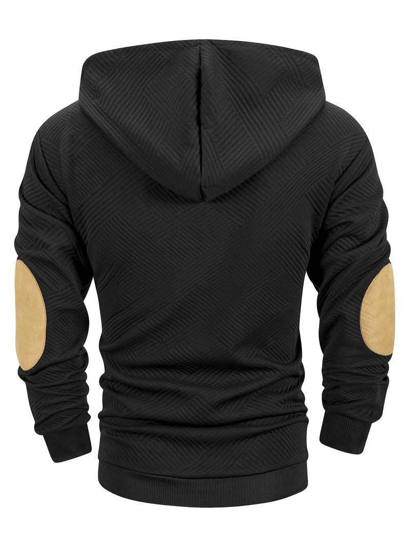 Men's Casual Fashion Suit: Two-piece set including a knitted jacquard sweatshirt and trousers; a best-selling men's casual suit. joggers  weatsuit swift  goods  clothing  brand Knitted Jacquard Set