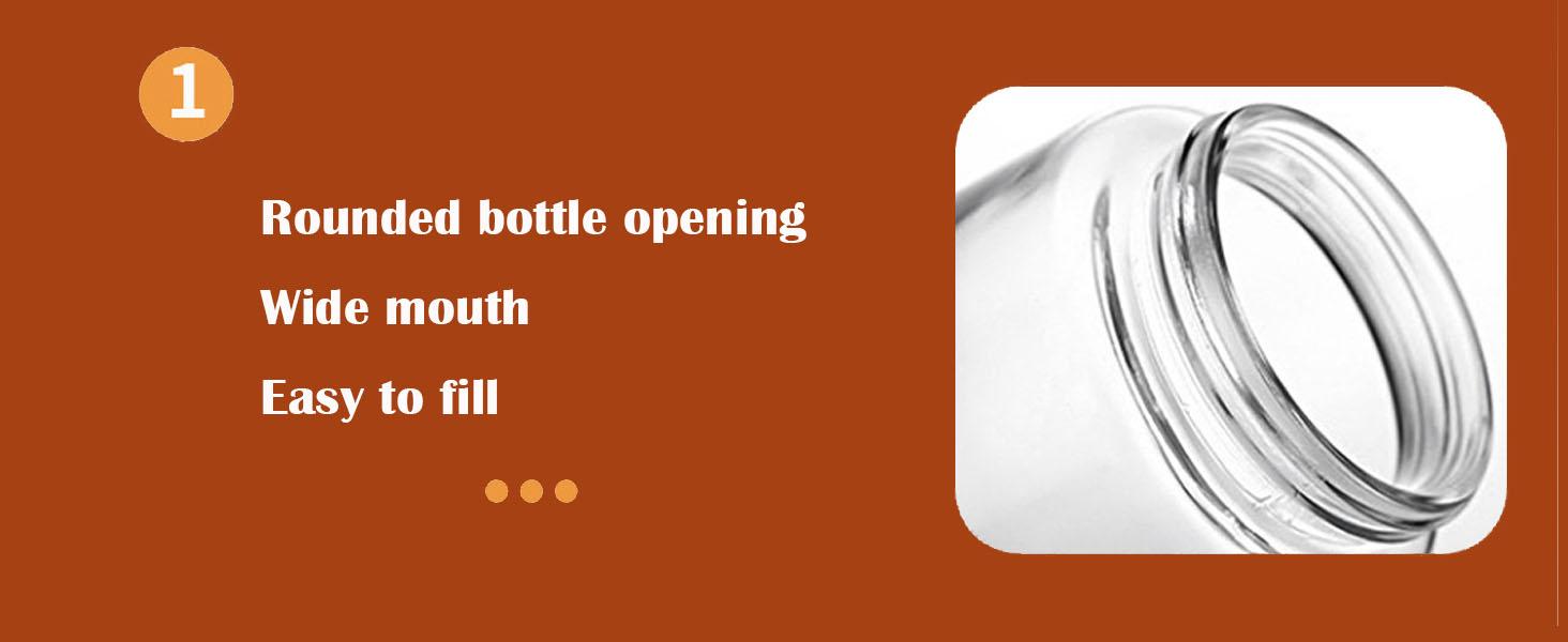 16oz 2-in-1 Glass Olive Oil Sprayer & Dispenser, Food-Grade Oil Mister for Air Fryer, Cooking, Salad & BBQ (Black)