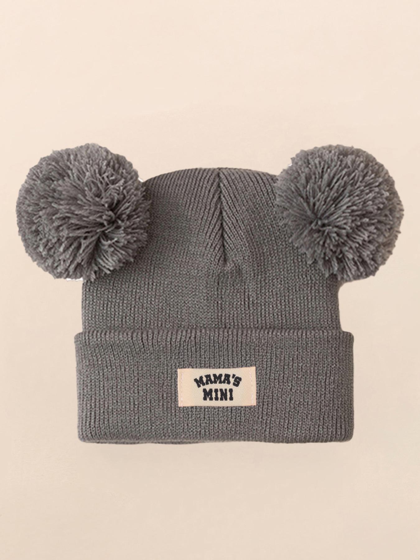 Newborn Knit Hat for Babies 1-3 Years Old, Casual Style Winter Beanie, Knitting Beanie, Warm Outdoor Use, Daily Commute Essential