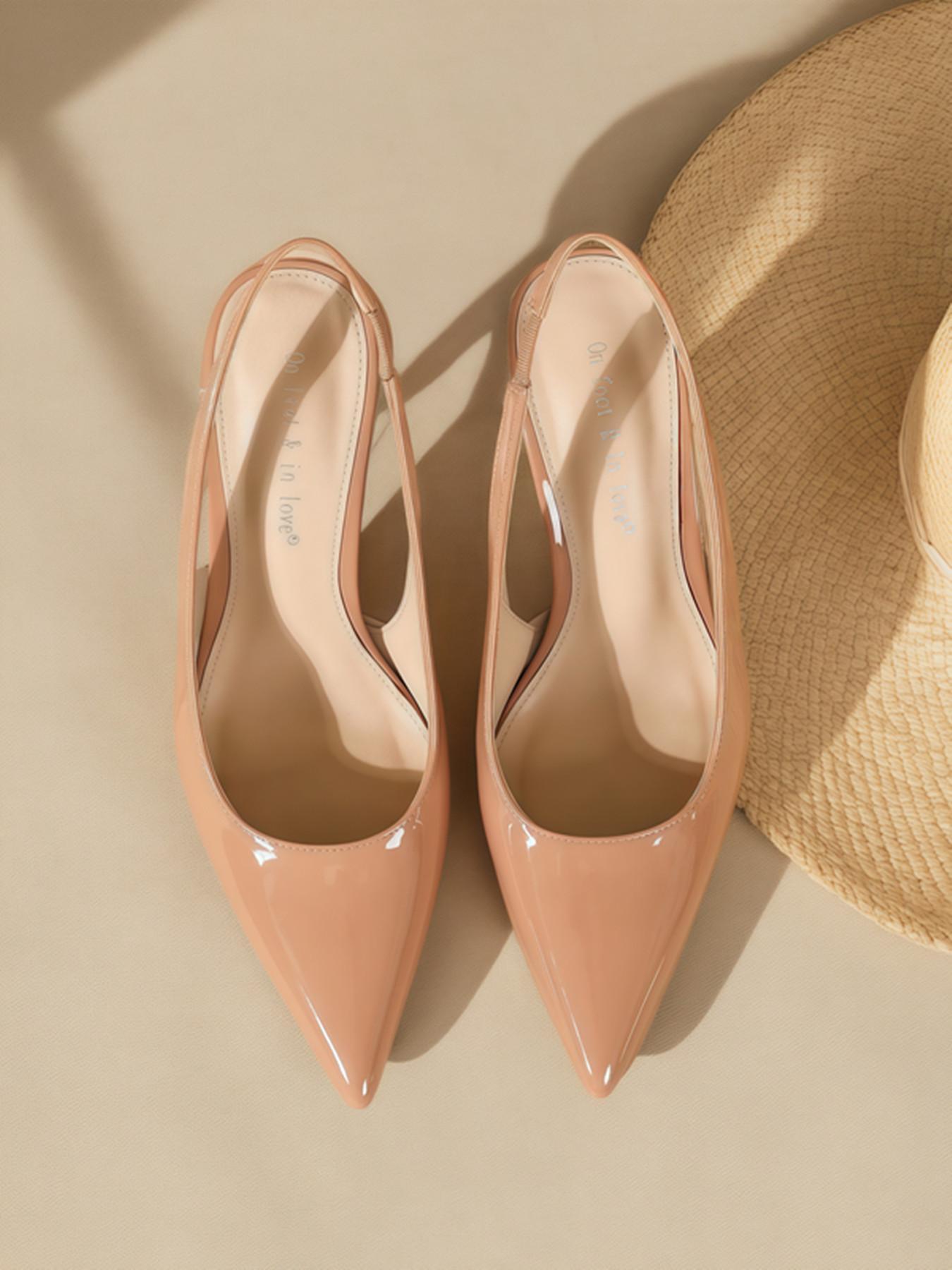 Women's Elegant Fashionable Pointed Toe High Heel Sandals, Fashionable Heeled Sandals, Trendy Minimalist Sandals, All-match Chic Heels for Women for Daily Wear, Walking Shoes