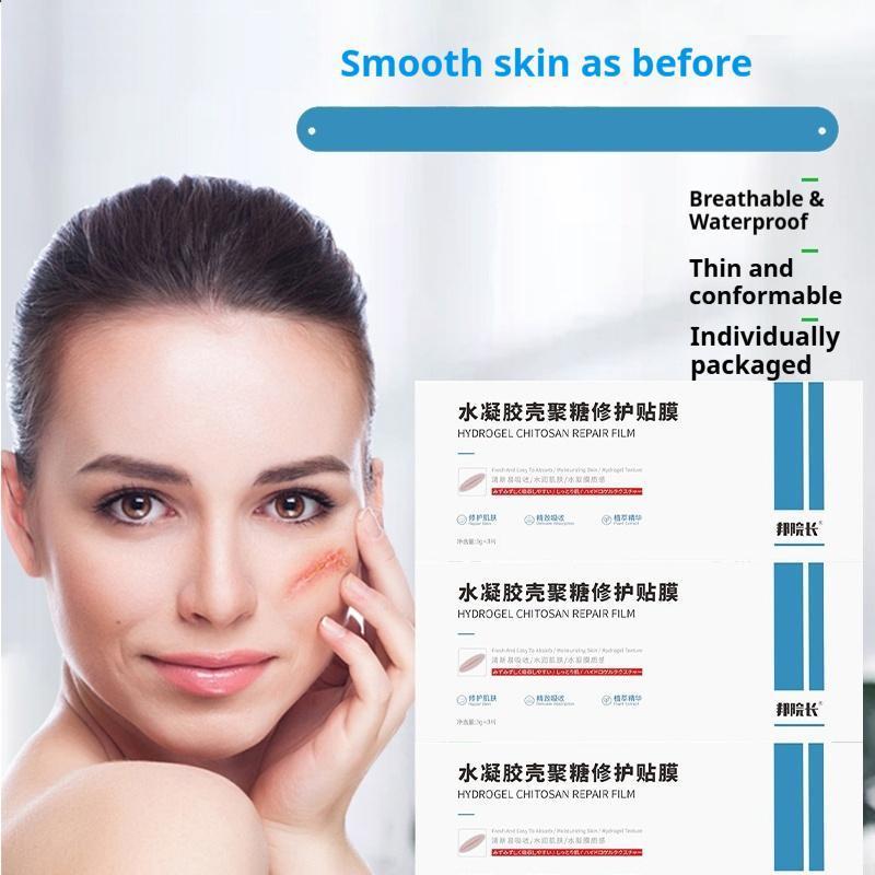 Silicone Scar Repair Patches, 3 Sheets – Fades Acne/Post-Surgery Scars | Stops Itching & Softens Hypertrophic Scars