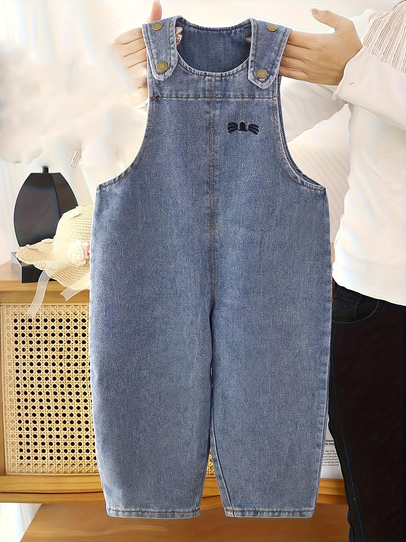 2026 New Arrival Cute Rabbit Ears Kids' Overalls - Autumn Fashion Casual Pants Boys & Girls, Stylish Baby Trousers Perfect Outdoor
