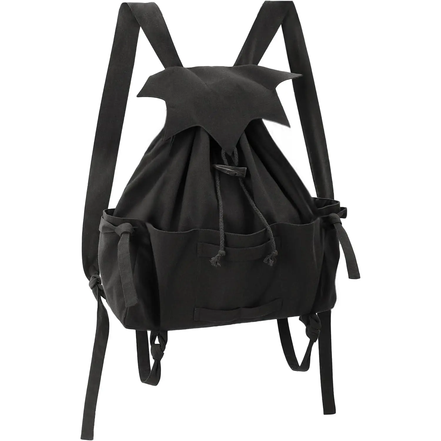 Medieval Drawstring Backpack Vintage Renaissance Canvas Bag Ren Faire LARP Cosplay Accessories