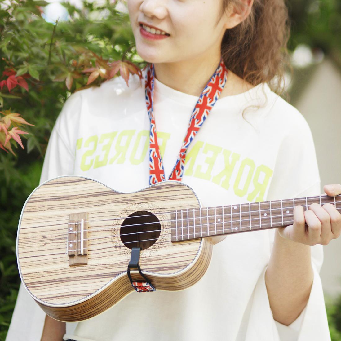 Ukulele Strap, 1 Count Colorful Adjustable Ukulele Strap, Musical Instrument Strap, Guitar Strap, Music Accessories for Guitar & Bass