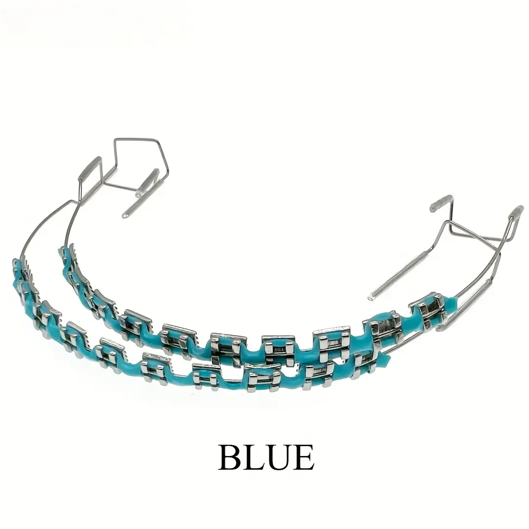 Easter Metal Braces Colorful Decorative Hooks Wires Straps Bright Orange Blue Black Festive Smile Dental Accessories Orthodontic Jewelry Party Supplies Gift