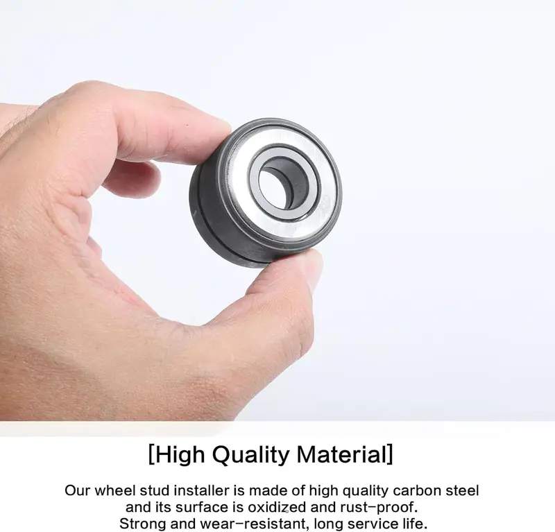 GJANSH Wheel Stud Installer,Wheel Stud Installer Tool,Safe, Saves Time, Effort,Tire Stud Tool,Wheel Stud Installer Replace,Compatible with Most All Automotive Wheels and Light-Duty Truck Wheel Stud