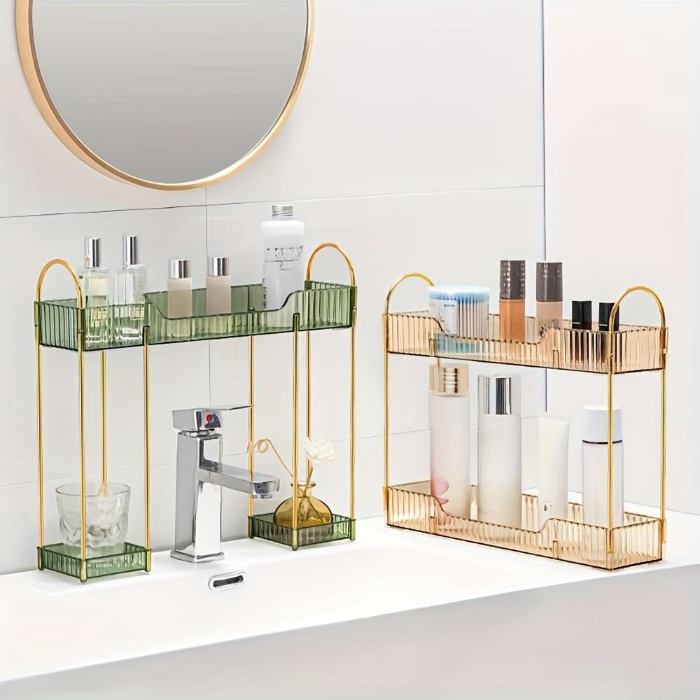 Over The Faucet Bathroom Sink Organizer - Narrow Space Saving ...