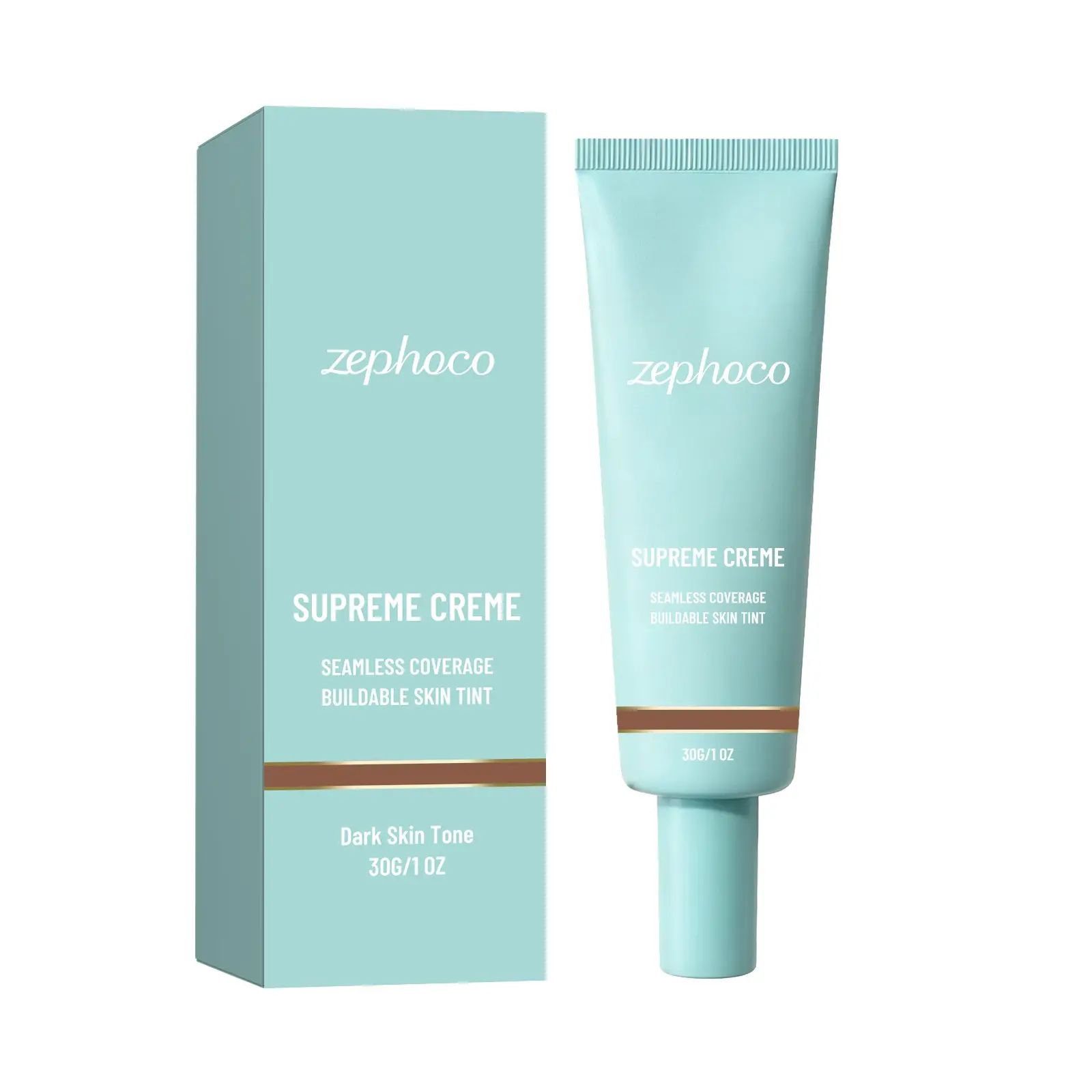 Zephoco Deep Skin Tone Corrector Primer, Lightweight Foundation Base, Concealer, Even Skin Tone, Long-Lasting Comfortable Daily Makeup