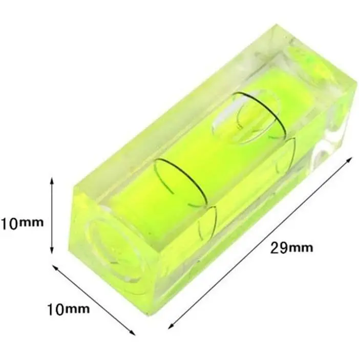 11pcs Mini Level Picture Hanging Spirit Bubble Level, 10x10x29mm Square Level Mark Measuring Tools