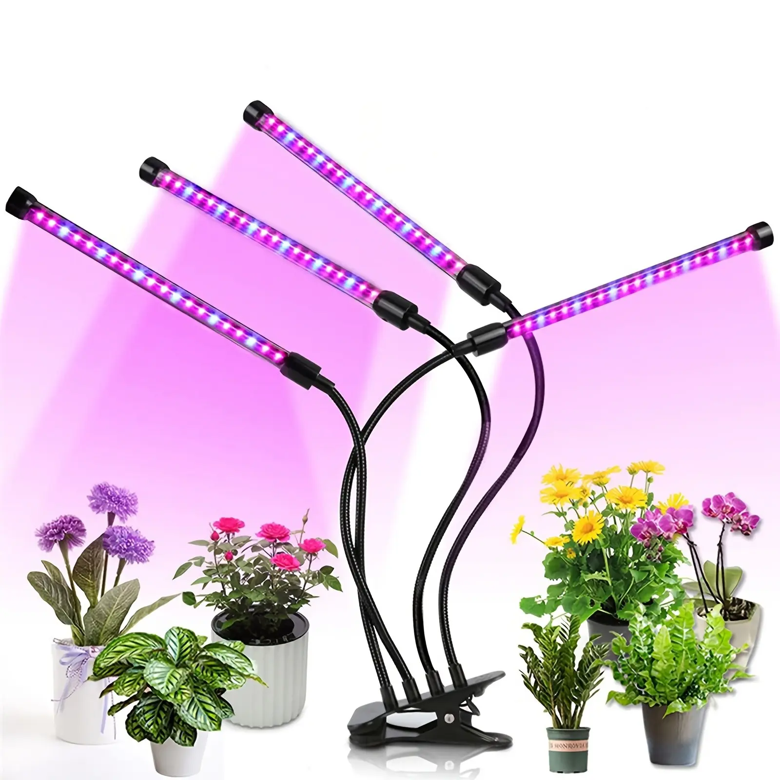 LED Plant Growth Light, Multifunctional Indoor Plant Lighting, Adjustable Lights, 3 Modes Switch, Promotes Healthy Plant Growth