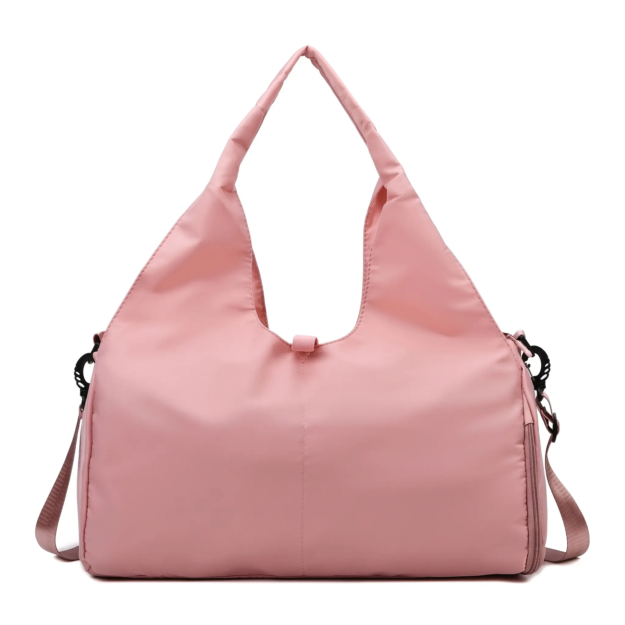 Women's Oxford Fabric Shoulder Bag - Sporty Chic, Large Capacity, Waterproof, Lightweight, Portable, Adjustable Shoulder Strap, Slip On, Everyday Carry Tote with Separate Shoe Compartment for Yoga Fitness, Commuter Style, Easy Carry Women's Tote Bags, Aes