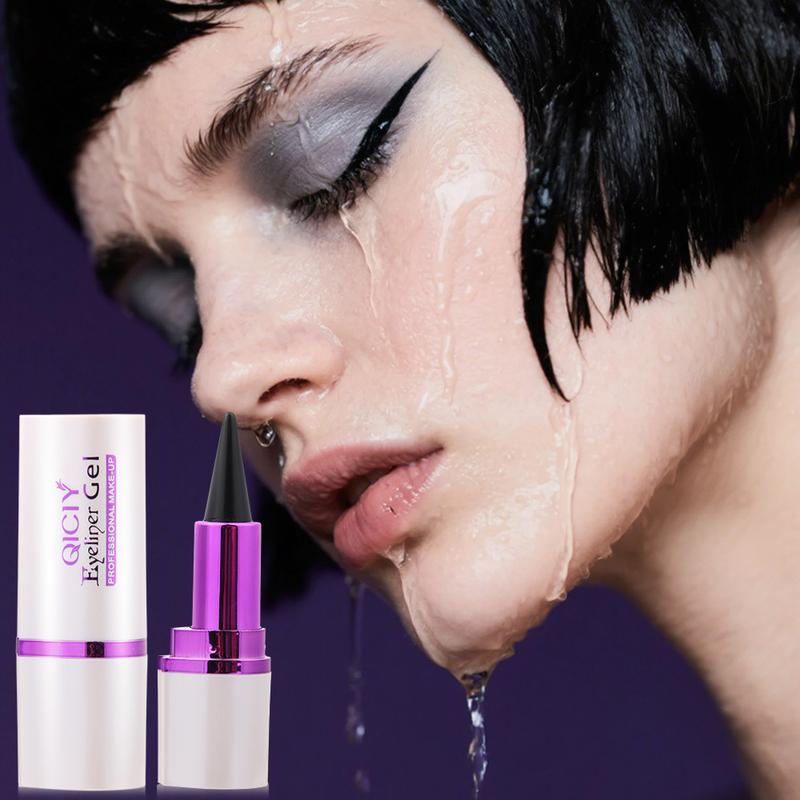 "Waterproof & Sweatproof Gel Eyeliner – Silky Smooth Application, Long-Lasting Durability for All-Day Wear"