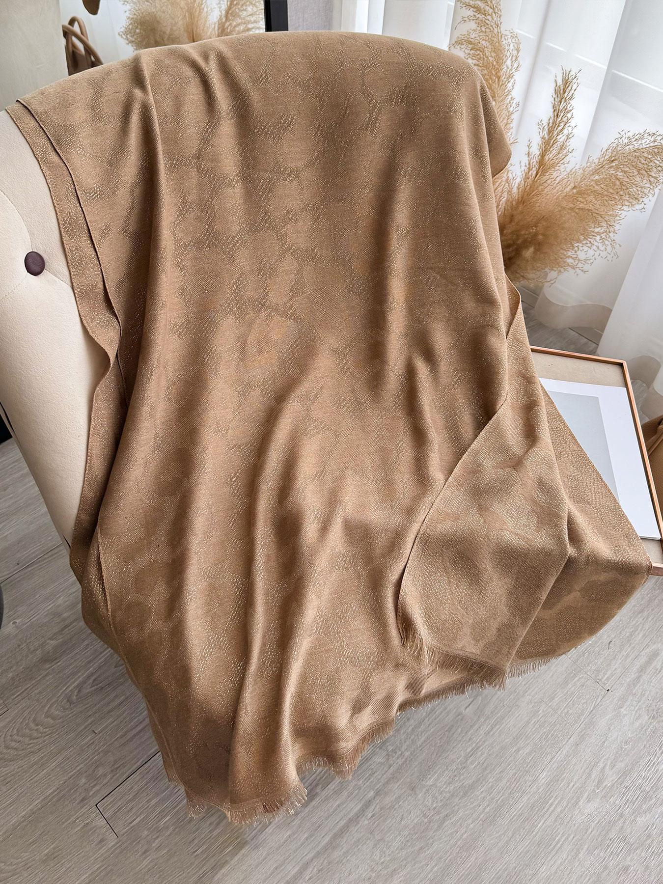 Fringe Edged Leopard Print Scarf, Boho Style Scarf, Fashionable Animal Pattern Shawl for Versatile, Perfect Accessory for All Seasons