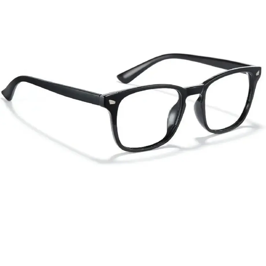 Blue Light Glasses for Computer & Gaming, Stylish Unisex Design, HD Lenses, 140mm Frame Width, Ideal for Gaming, TV, & Phone Use, Classic Fit for Eye Protection