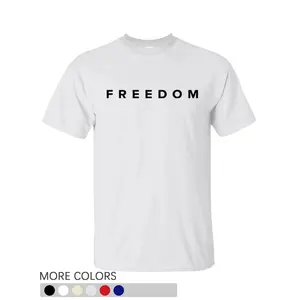 Charlie Kirk Freedom Long Round Neck T-Shirt, Fitted Legendary Eternal Pattern Casual Shirt, Unisex Patriotic Apparel, Menswear Everyday Casual Fashion