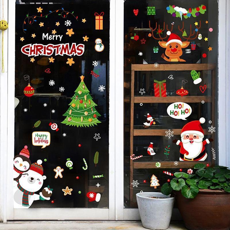 Christmas Wall Window Stickers Marry Christmas Decoration For Home 2024 Christmas Ornaments Xmas Navidad Gift New Year 2025 Christmas Wall Window Stickers Marry Christmas Decoration For Home 2024 Christmas Ornaments Xmas Navidad Gift New Year 2025