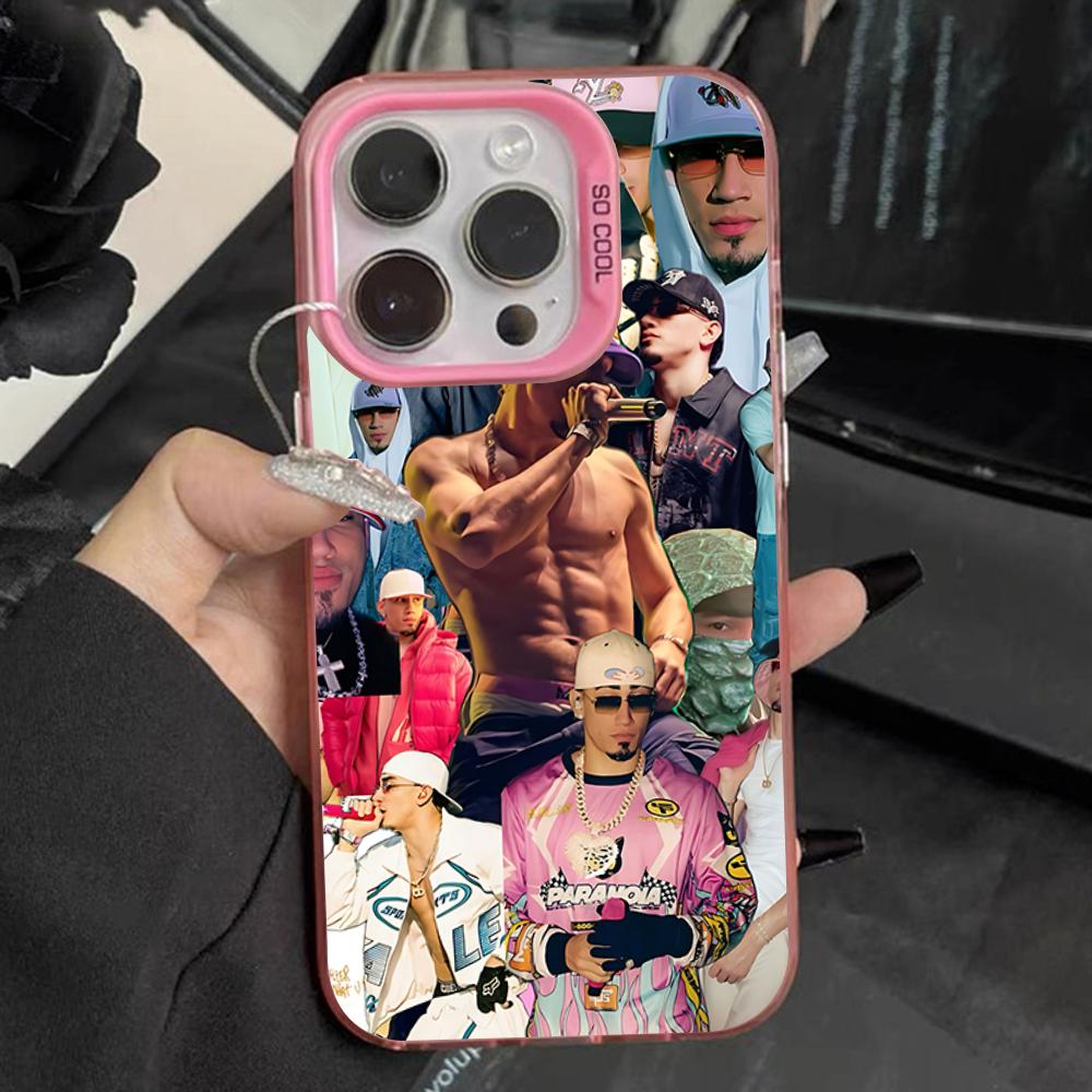 Omar Courtz Singer Phone Case For iPhone 17,16,15,14,13,12,11,Pro,Max,Plus,Mini,XS,SE Anti Fall Pink Matte Hard Bumper