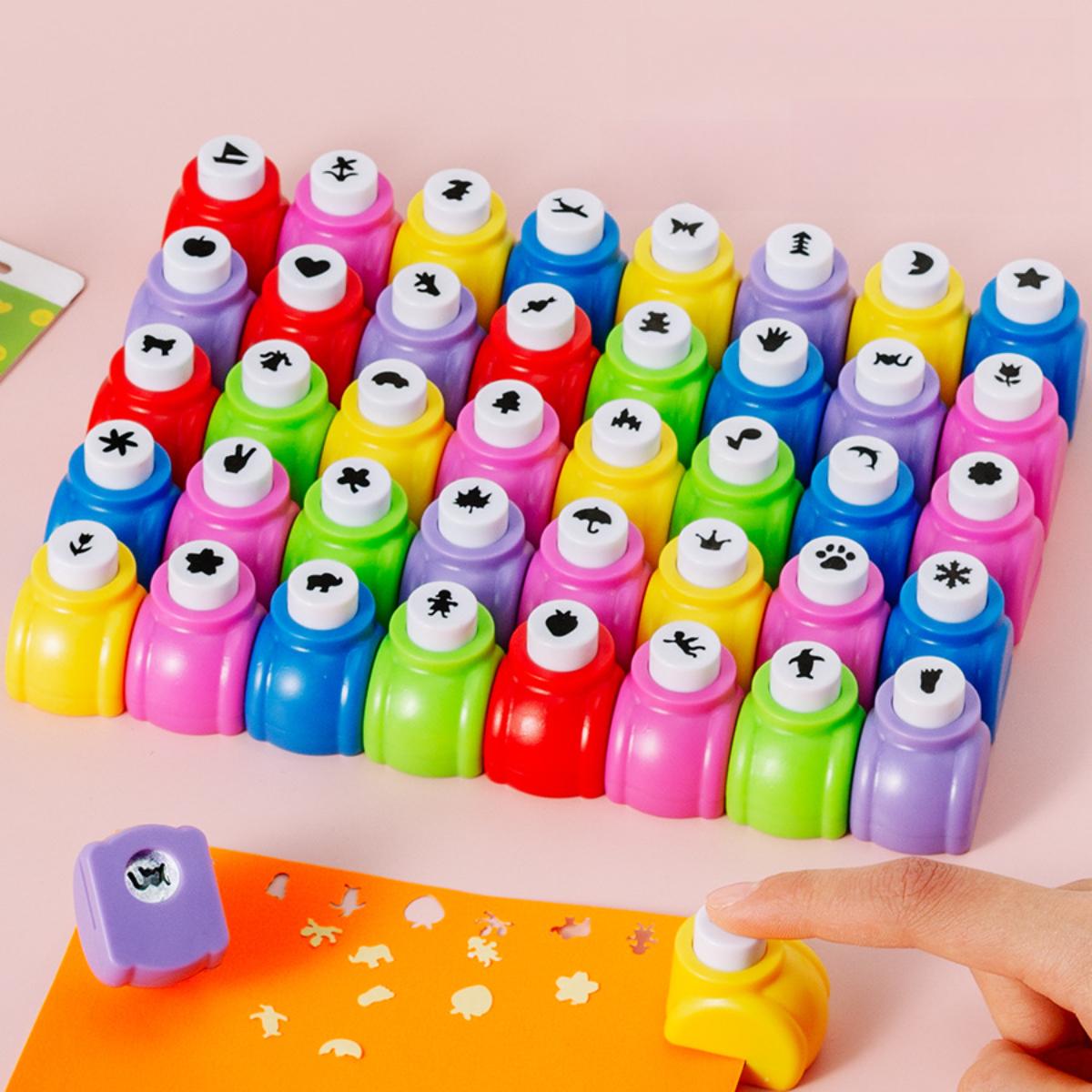 4 models, each with 10 small embossing tools, simple embossing tool, multiple patterns, ABS case, DIY embossing greeting cards, notes, hand copied newspapers, photo albums, decorative paintings other gift embossing tools