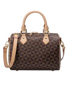 fashionable geometric pattern crossbody bag, lightweight zipper shoulder bag with adjustable strap, trendy all-match commuter bag for daily used, purse women, unique bags, everyday bags, sling purse, mother's day gift